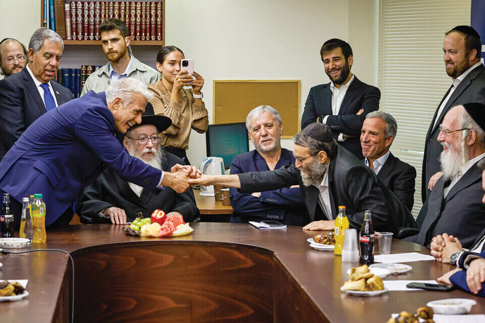 משה גפני ויאיר לפיד (ארכיון) , אורן בן חקון