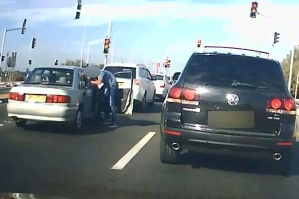 צילום: התקרית בכביש 4 // ,