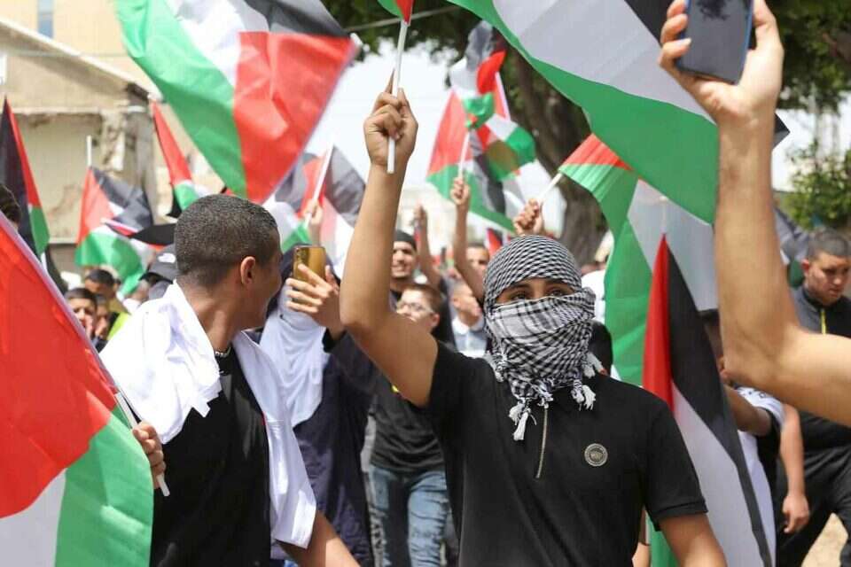 ערביי לוד עורכים מצעד בעיר , איתן אלחדז/TPS