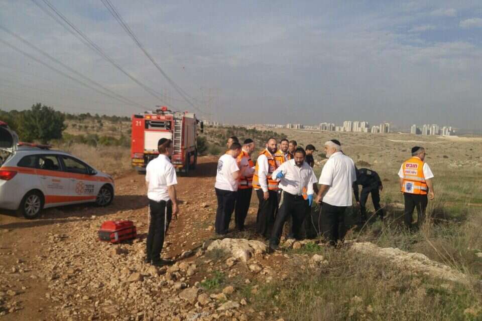 זירת האירוע // צילום: דוברות איחוד והצלה , 