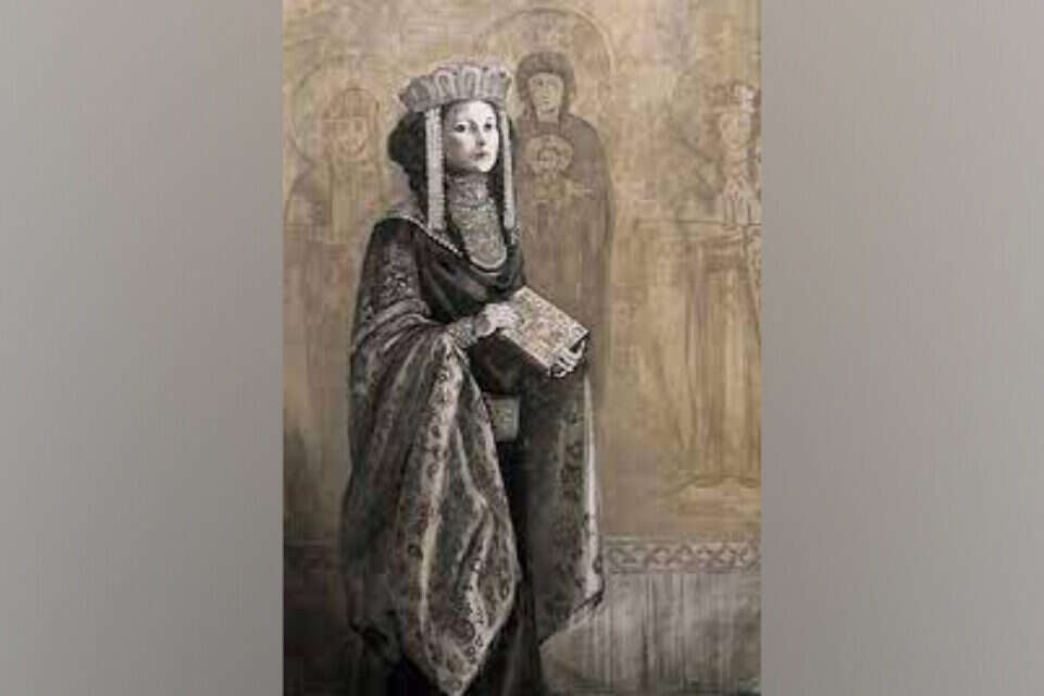 מנגידה את הבורות מול ההשכלה של העילית הביזנטית. אנה קומננה ,