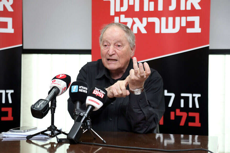 רן ארז, יו"ר ארגון המורים העל יסודיים , גדעון מרקוביץ'