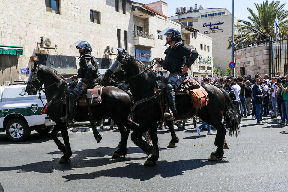 לוחמי מג"ב בבהפרות הסדר בסילוואן (ארכיון) , אורן בן חקון