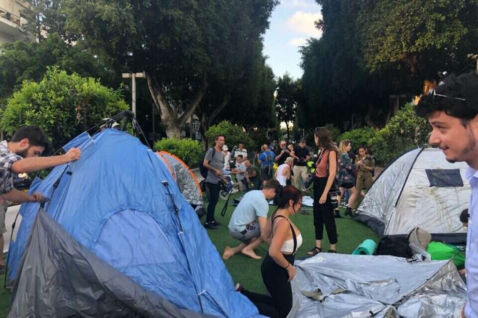מחאת האוהלים חוזרת , שומרוני-בן זאב תקשורת