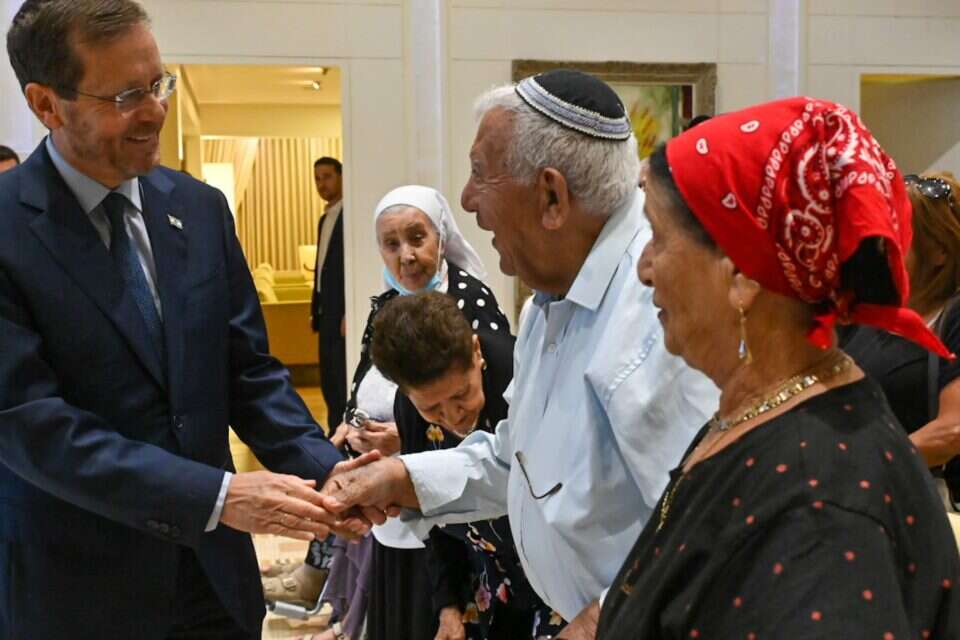 הנשיא הרצוג באירוע יום המודעות לפרשיית ילדי תימן (ארכיון) , קובי גדעון/לע"מ