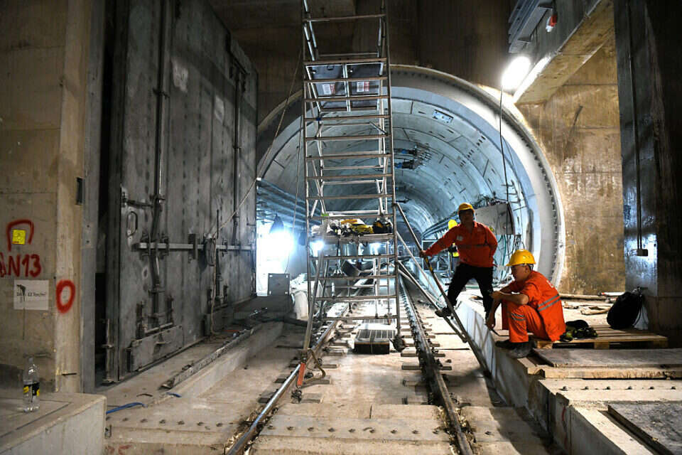 עבודות רכבת המטרו בת"א (ארכיון)  , יוסי זליגר 