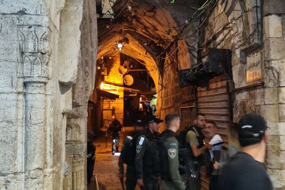 סמוך לאירוע בשער המגלס. , עוז פבר/TPS