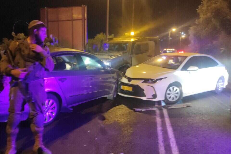 רכב פלשתיני שהתנגש בניידת בבנימין , TPS
