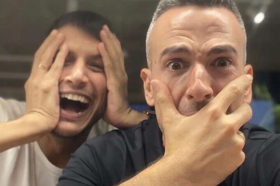 לא קל. אסי עזר ואלברט אסקולה , מתוך האינסטגרם