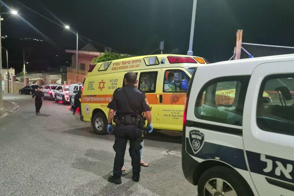 זירת החשד לרצח בראמה , דוברות מד"א