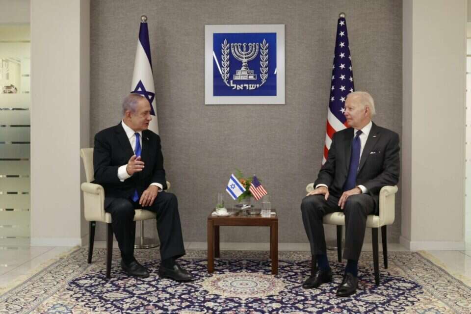 האמריקנים יחקרו את מעורבות כוחות הביטחון בפרשת אבו עאקלה? נתניהו וביידן (ארכיון) , דוברות הליכוד