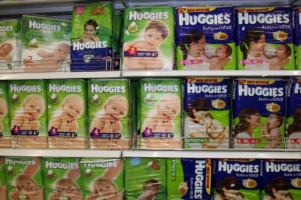 The rise in prices is also reaching diapers "Huggies" products are