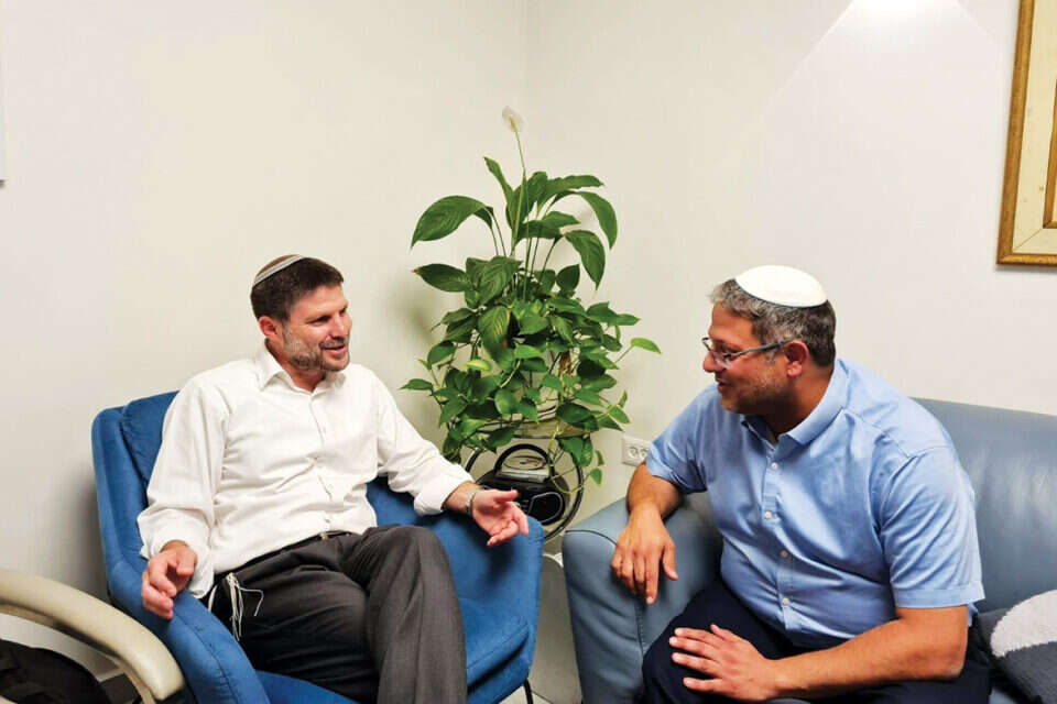 איתמר בן גביר ובצלאל סמוטריץ'