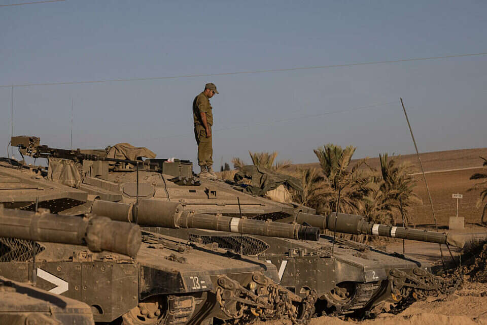 כוחות צה"ל בכוננות בעוטף עזה , ללא קרדיט