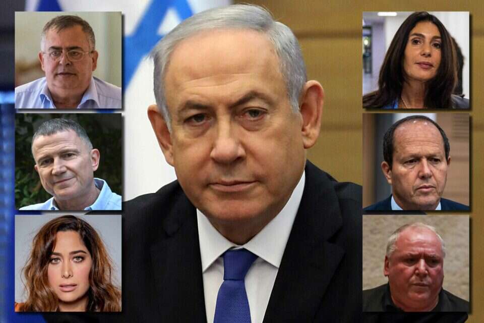 בנימין נתניהו וחברי "רשימת החיסול" בליכוד