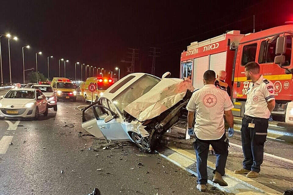 Tragedy in the Galilee a 60yearold woman was killed in a car accident near the caravan route