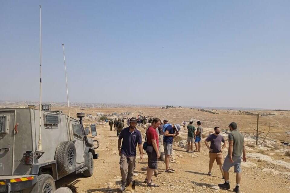 אירוע חמור בגבעת האלונים , דוברות הר חברון