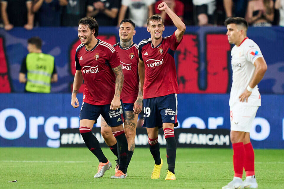 On The Left Leg Sevilla Lost 2 1 To Osasuna In The Opening Round Of La