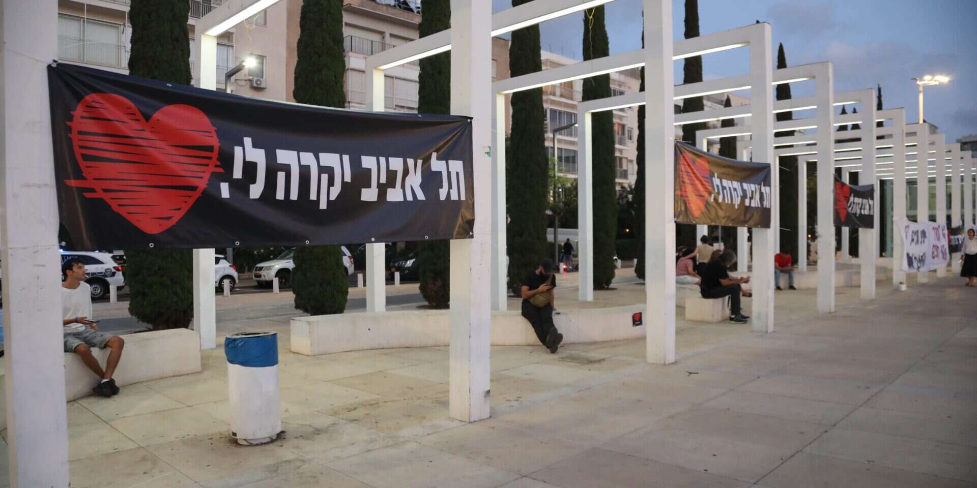 מחאת הדיור בכיכר הבימה, תל אביב , גדעון מרקוביץ'