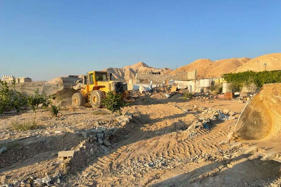 המנהל האזרחי באכיפה באתר "ארמונות החשמונאים" ביריחו , דוברות מתפ"ש