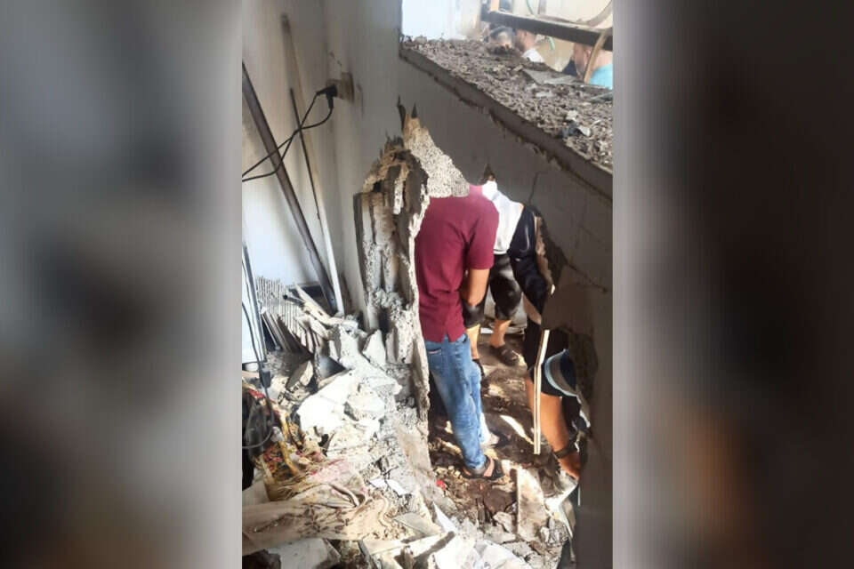 זירת הפיצוץ בחאן יונס , הרשתות הפלשתיניות