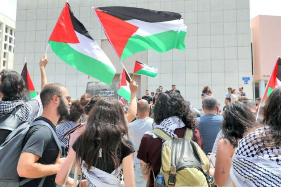 הפגנת ארגוני שמאל ב"יום הנכבה" בתל אביב , גדעון מרקוביץ'