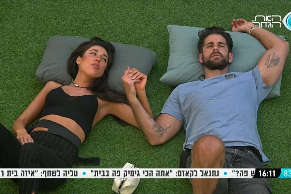 טליה עם שחף בבית "האח הגדול" , רשת 13