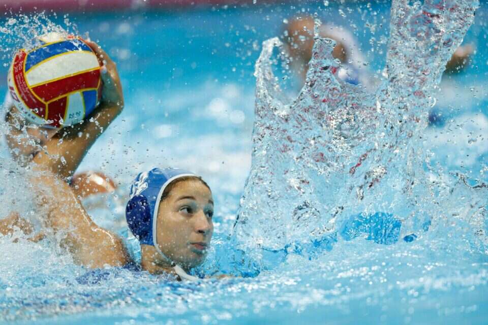 European water polo championship the women's team lost to Greece and