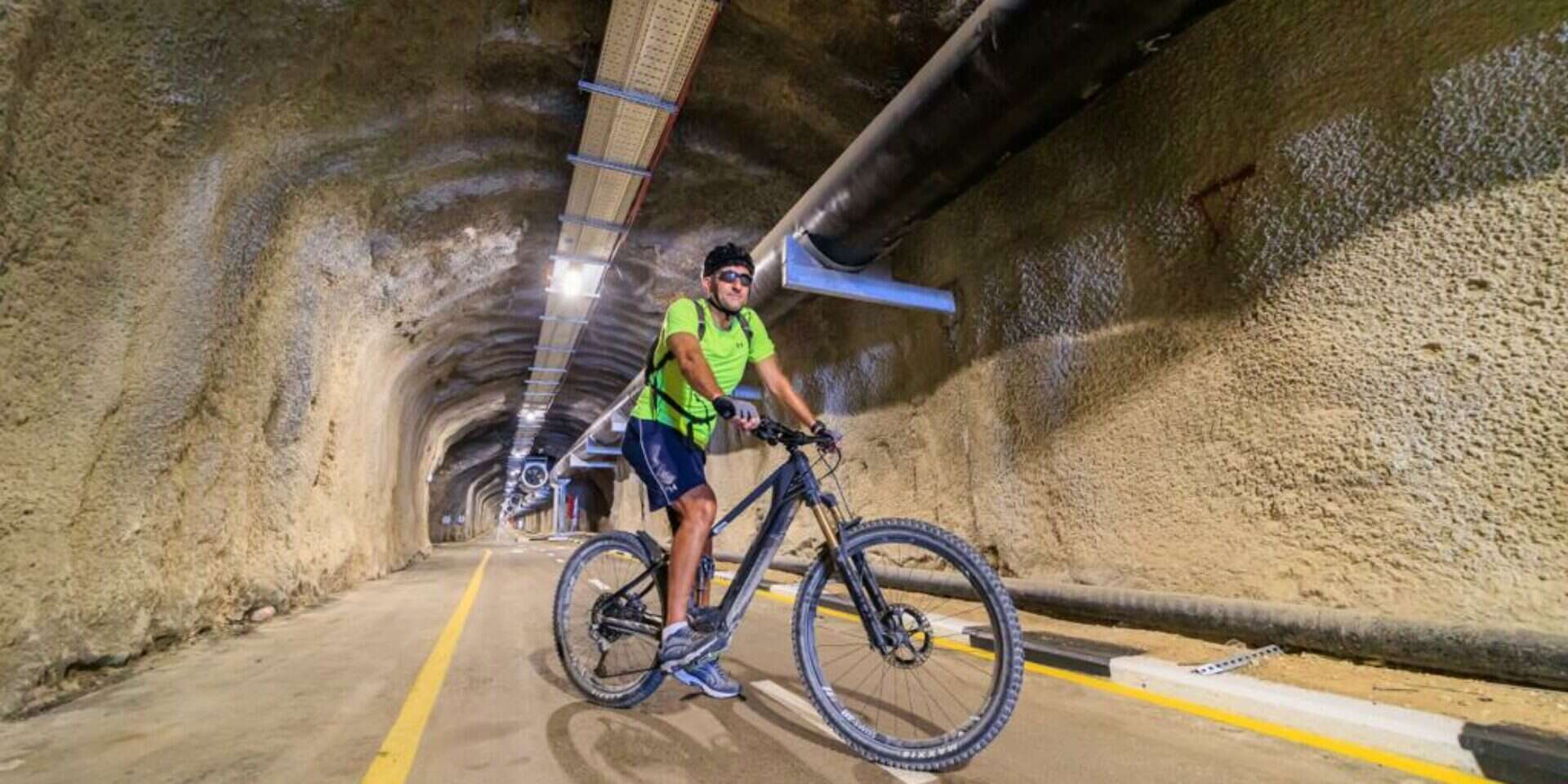 בהשקעה של 25 מיליון שקל, מנהרת רכיבת האופניים הראשונה בישראל , אסי אפרתי
