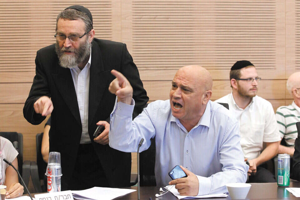 יהיה סוער. ח"כים גפני ופריג' // צילום: קונטקט , 