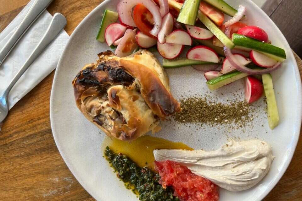 בורקס כרישה טבעוני של מסעדת "מיכאלאנג'לו" , אלירן אייש