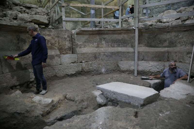 חושפים את התיאטרון הרומי // צילום: נעם ריבקין פנטון