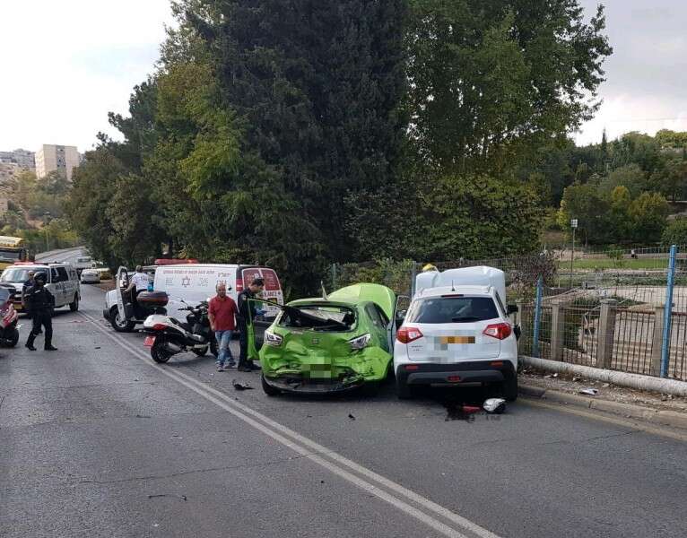 זירת התאונה בצומת ניות // צילום: דוברות מד"א