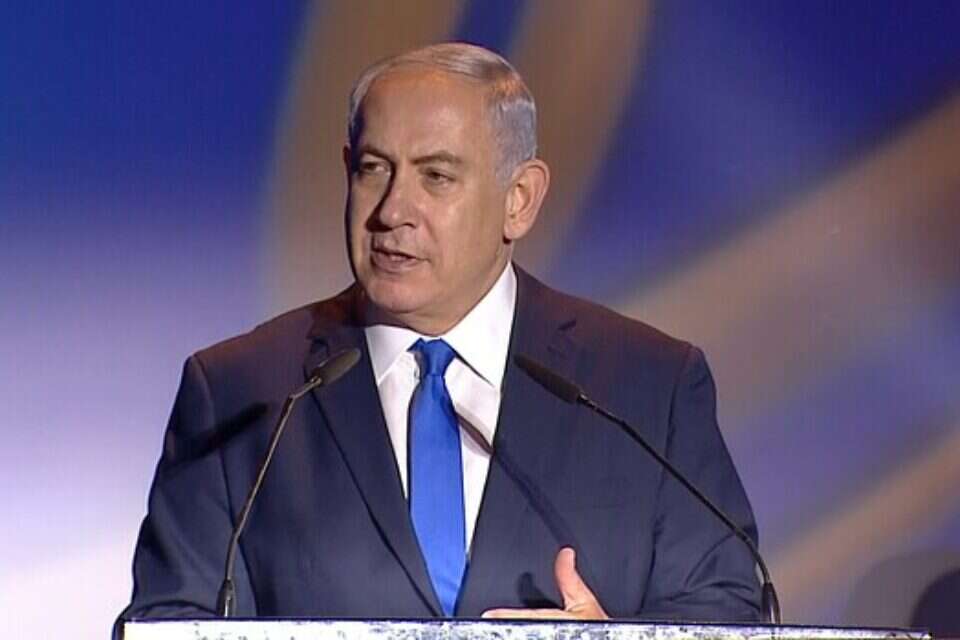 נתניהו בטקס הממלכתי לציון יובל שנים להתיישבות באיו"ש // צילום: יוני ריקנר // נתניהו בטקס הממלכתי לציון יובל שנים להתיישבות באיו"ש // צילום: יוני ריקנר ,