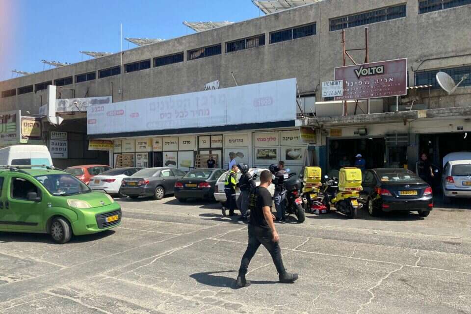 זירת האירוע בקרית ביאליק , מד"א כרמל