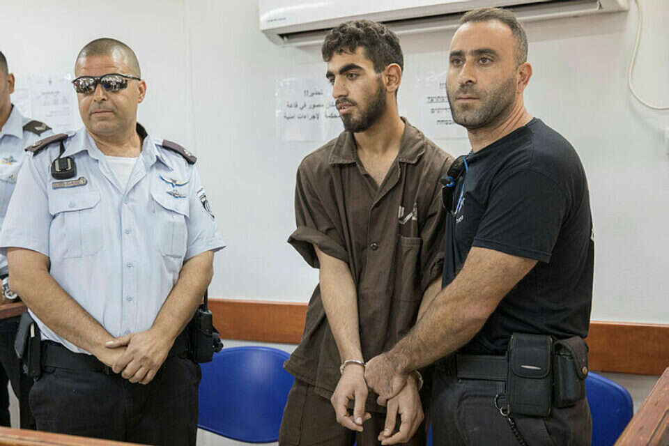 המחבל מחלמיש עומר עבד א-ג'ליל. 5 קרובי משפחתו הורשעו // צילום ארכיון ,