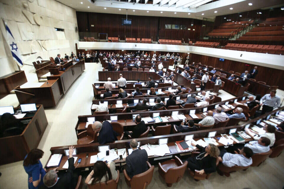 מליאת הכנסת // צילום: נעם רבקין פנטון ,