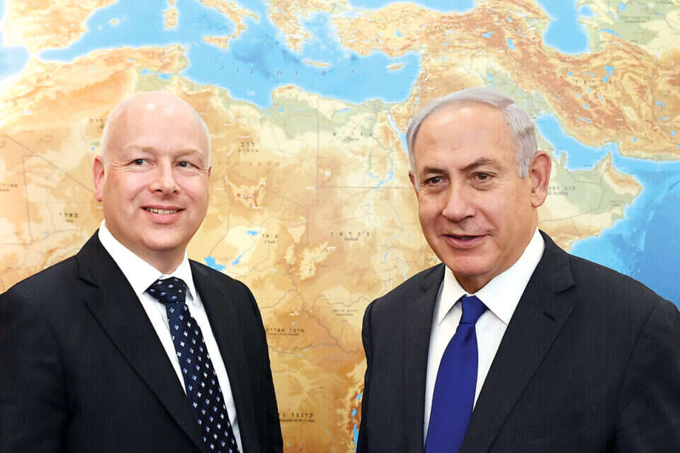 נתניהו וגרינבלט בפגישתם הקודמת // צילום ארכיון: חיים צח, לע"מ ,