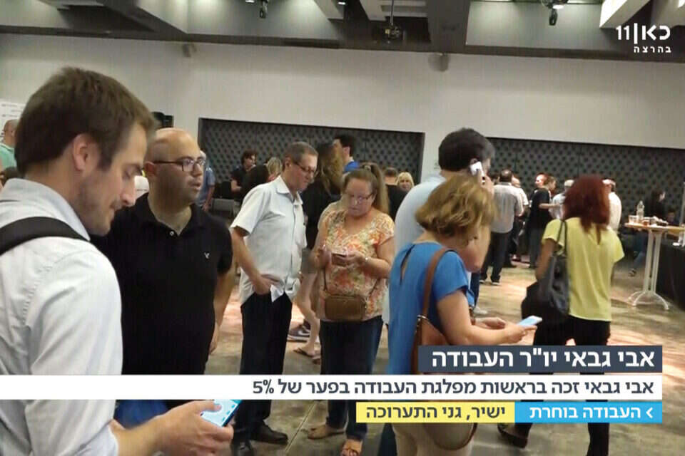 "סיקור הניצחון של אבי גבאי". החלטה נכונה של ה"תאגיד" // "סיקור הניצחון של אבי גבאי". החלטה נכונה של ה"תאגיד" ,