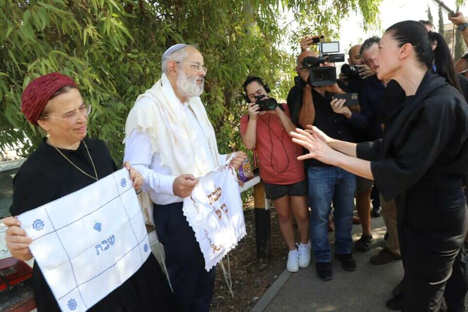 המחאה נגד השרה מיכאלי בחיפה , הרצי שפירא