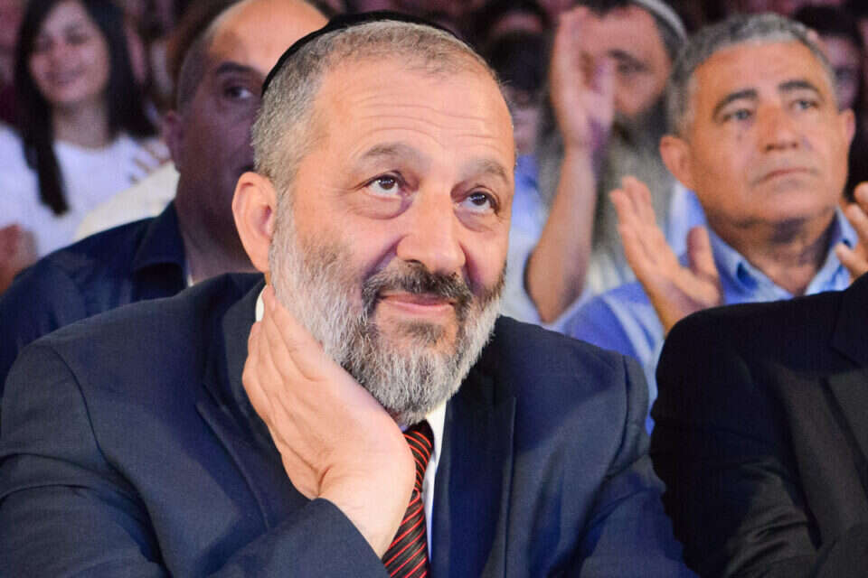 שר הפנים אריה דרעי // צילום: גילי אליהו/ג'יני ,