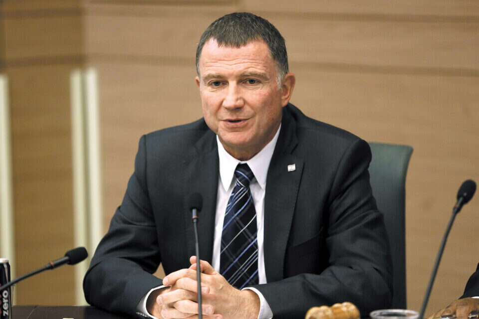 יו"ר הכנסת אדלשטיין // צילום: דודי ועקנין ,