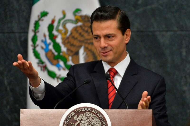נשיא מקסיקו, אנריקה פניה נייטו // צילום: איי.אפ.פי