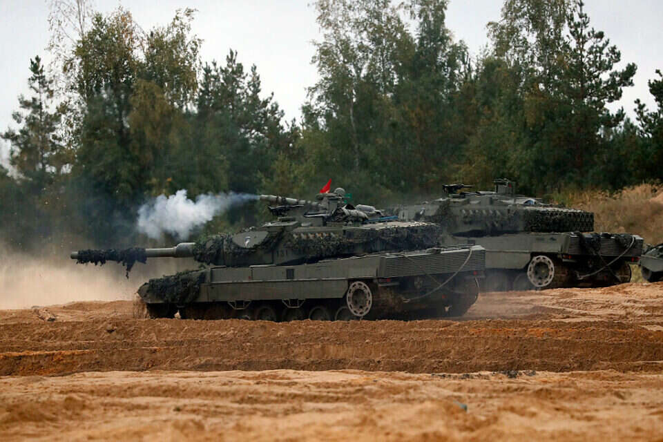 תרגיל צבאי של נאט"ו במזרח אירופה, ספטמבר 2022 , EPA/TOMS KALNINS