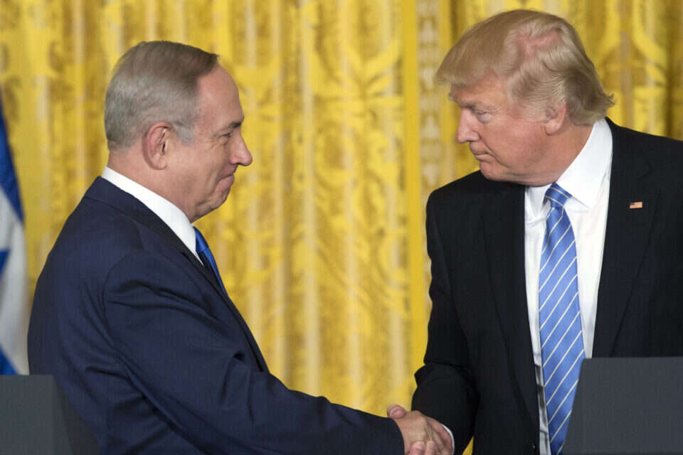 טראמפ ונתניהו // צילום: אי.אף.פי // טראמפ ונתניהו // צילום: אי.אף.פי ,