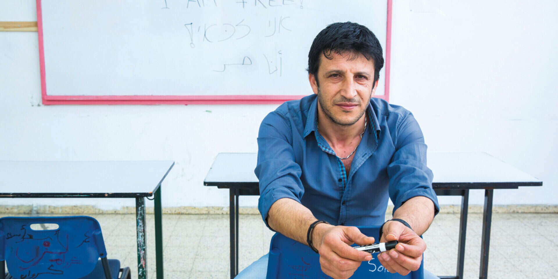 צילום: יהושע יוסף // יחיא אבו סאלחה. "הייתי בתחתית של התחתית. גם עכשיו כל הגוף שלי רועד כשאני מדבר על זה" ,