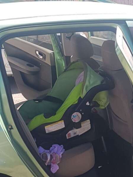 הרכב בו נמצאה הפעוטה // צילום: שמואל בוכריס