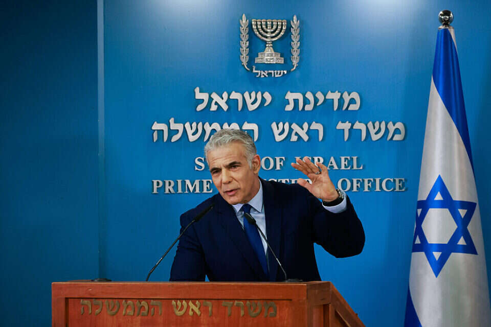 רה"מ יאיר לפיד , אולבייה פיטוסי/פלאש90