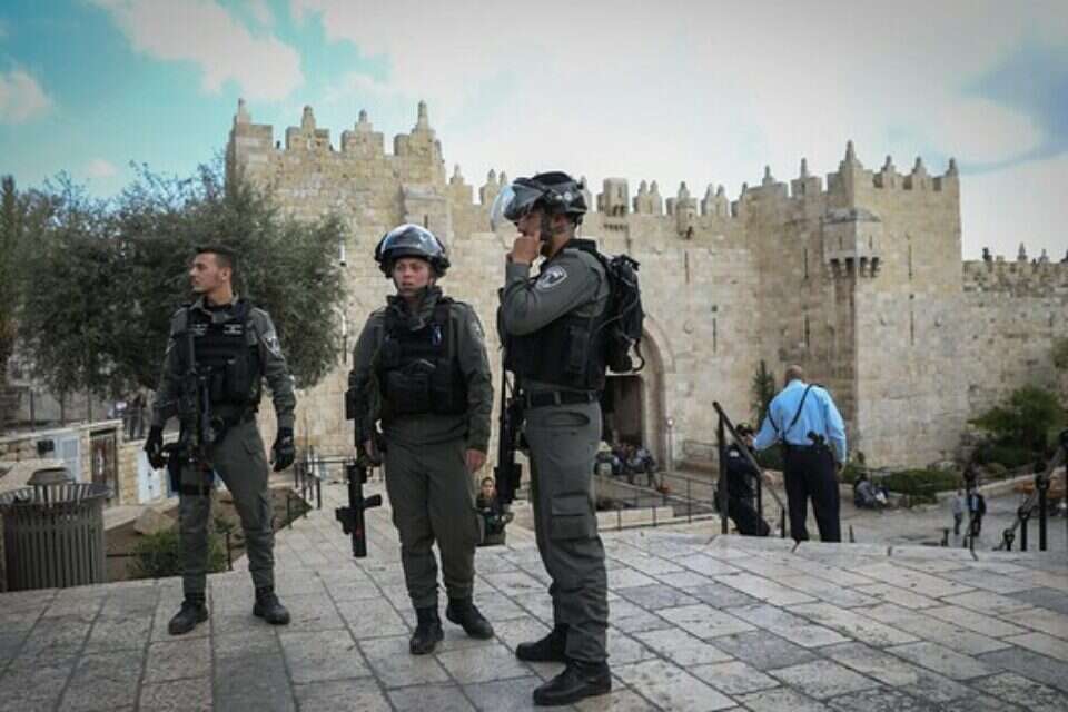 כוננות בשער שכם (ארכיון) , נועם ריבקין פנטון