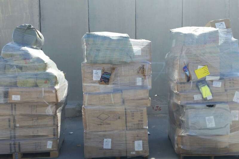 המשלוח הובא מחו"ל לספק בשטחי הרשות- וממנו נשלח לרצועה